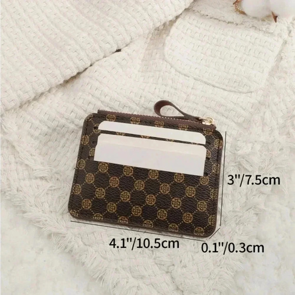 ⚠️Clearance Coffee Brown Small & Slim Cardholder / Wallet - Picture 2 of 4